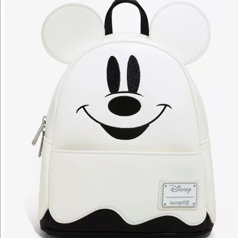Loungefly Disney Mickey Mouse Ghost Glow-in-the-Dark Mini Backpack